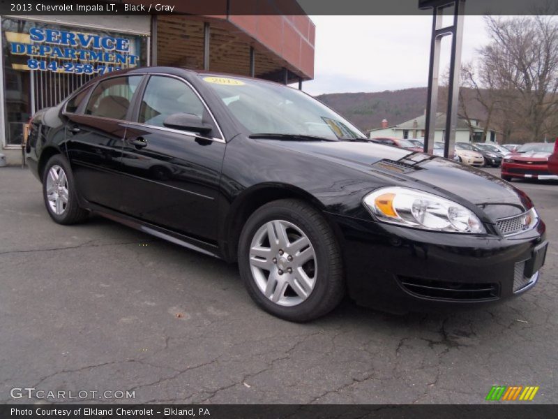 Black / Gray 2013 Chevrolet Impala LT