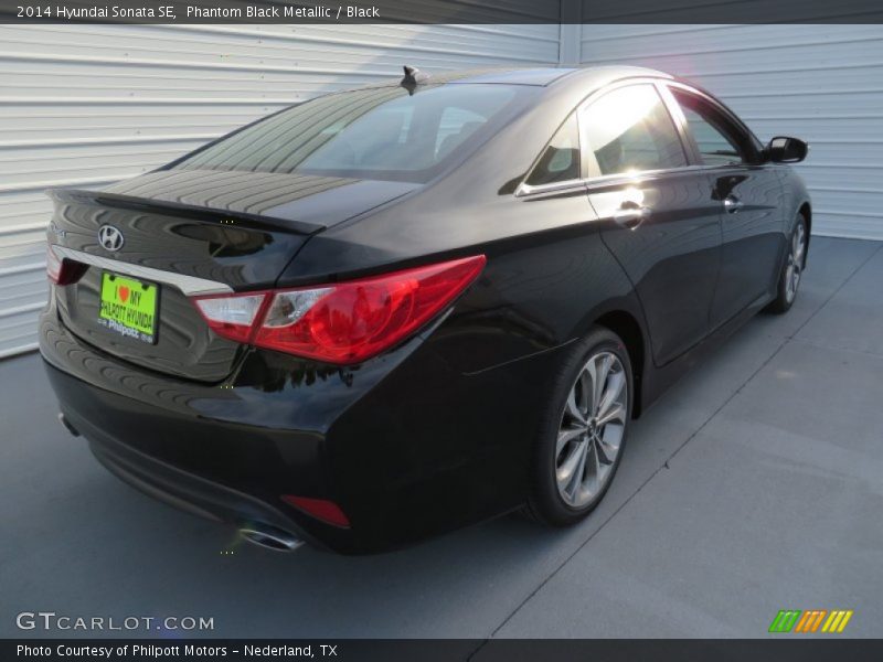 Phantom Black Metallic / Black 2014 Hyundai Sonata SE