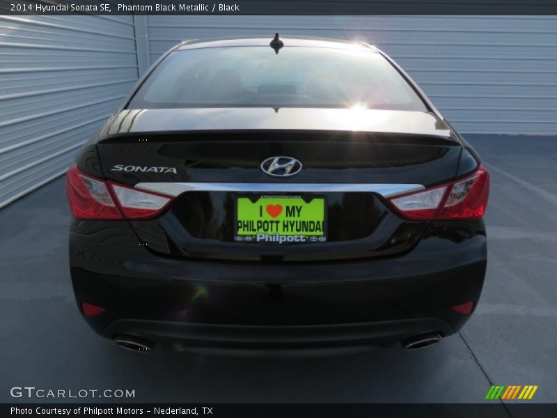 Phantom Black Metallic / Black 2014 Hyundai Sonata SE