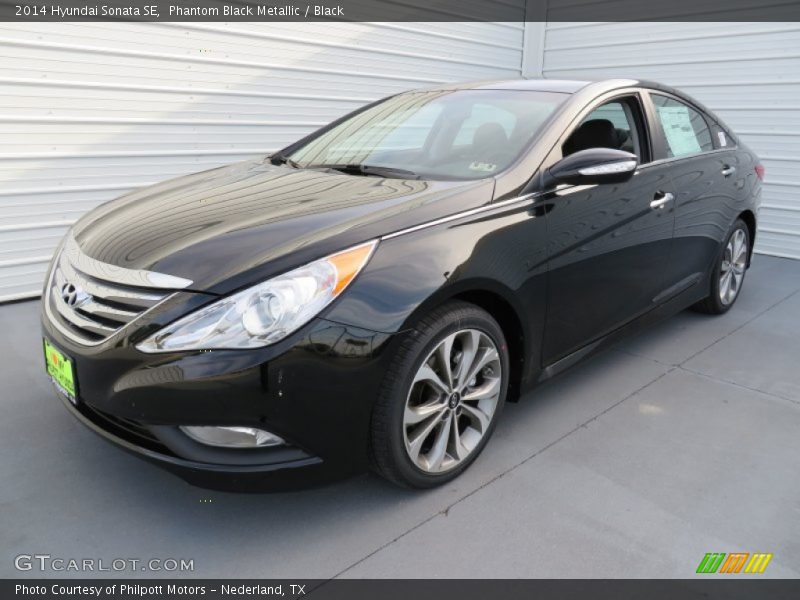 Phantom Black Metallic / Black 2014 Hyundai Sonata SE