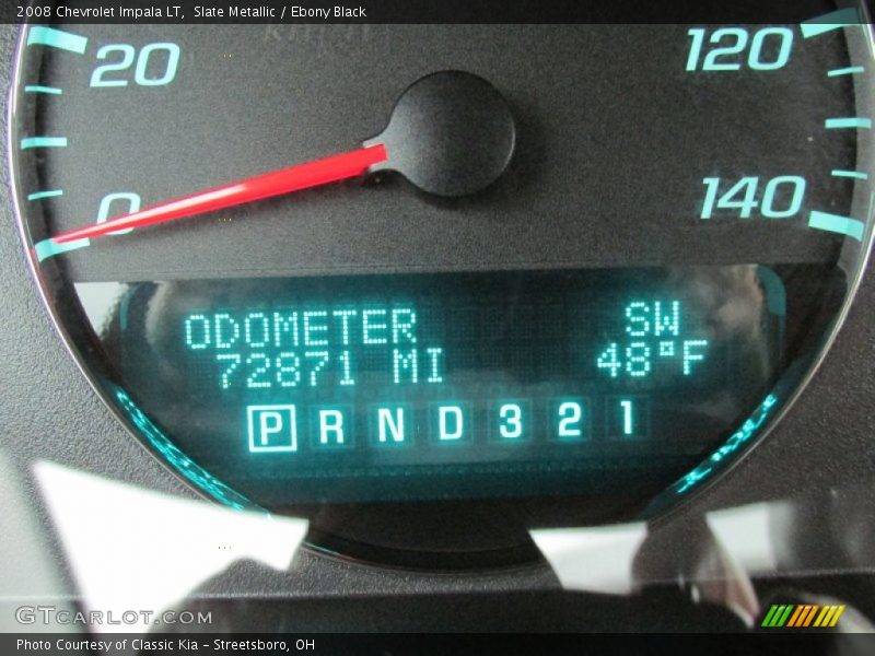 Slate Metallic / Ebony Black 2008 Chevrolet Impala LT