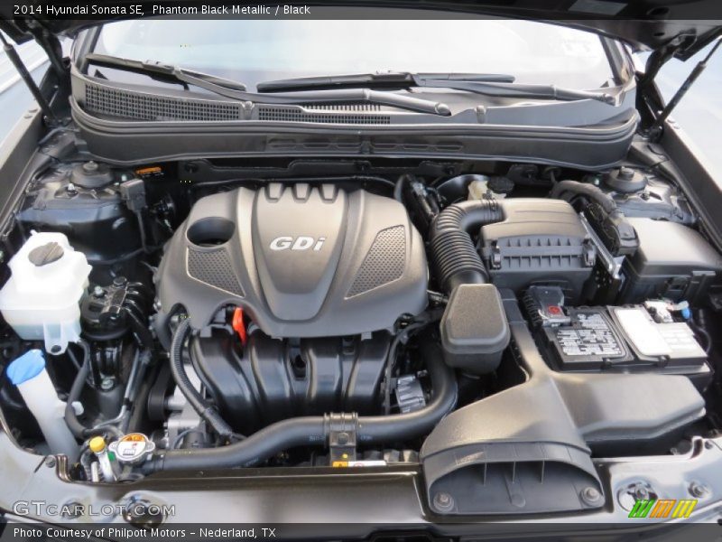 Phantom Black Metallic / Black 2014 Hyundai Sonata SE