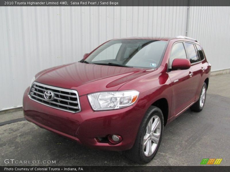 Front 3/4 View of 2010 Highlander Limited 4WD