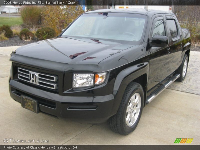 Formal Black / Gray 2008 Honda Ridgeline RTL