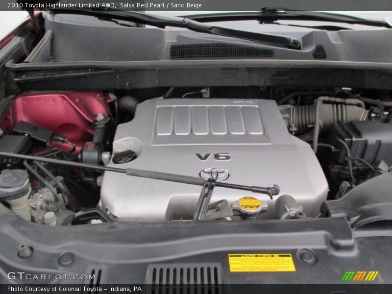  2010 Highlander Limited 4WD Engine - 3.5 Liter DOHC 24-Valve VVT-i V6