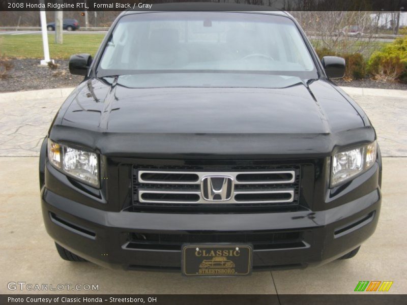 Formal Black / Gray 2008 Honda Ridgeline RTL