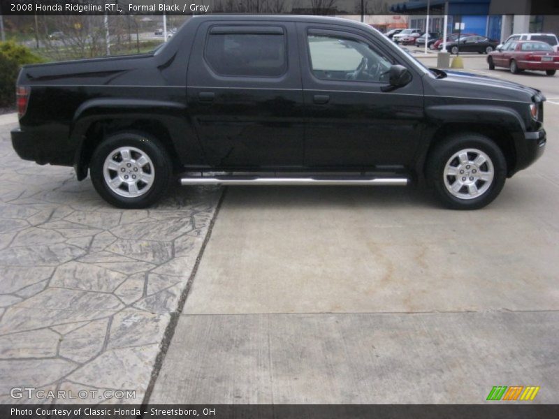 Formal Black / Gray 2008 Honda Ridgeline RTL