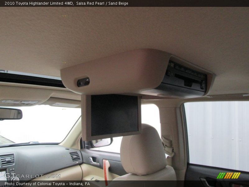 Salsa Red Pearl / Sand Beige 2010 Toyota Highlander Limited 4WD