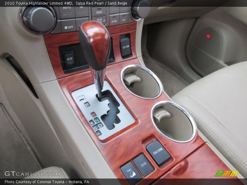 Salsa Red Pearl / Sand Beige 2010 Toyota Highlander Limited 4WD