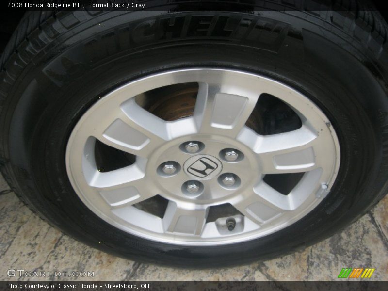 Formal Black / Gray 2008 Honda Ridgeline RTL