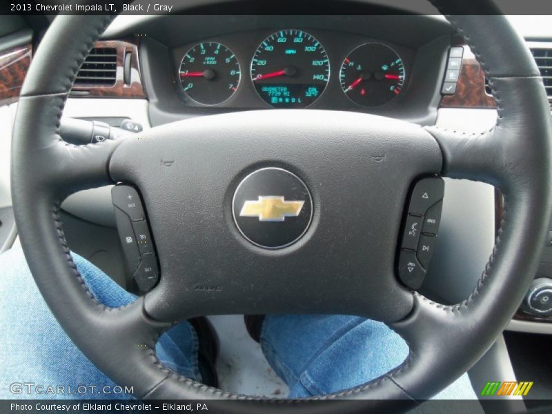 Black / Gray 2013 Chevrolet Impala LT