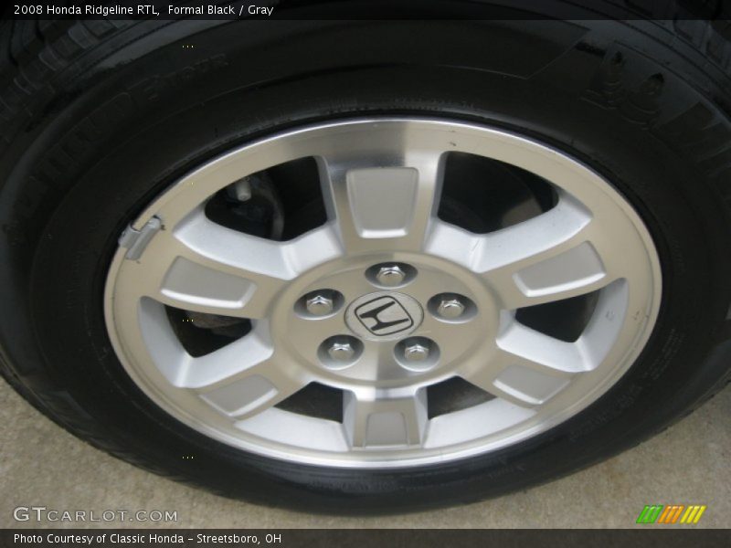 Formal Black / Gray 2008 Honda Ridgeline RTL