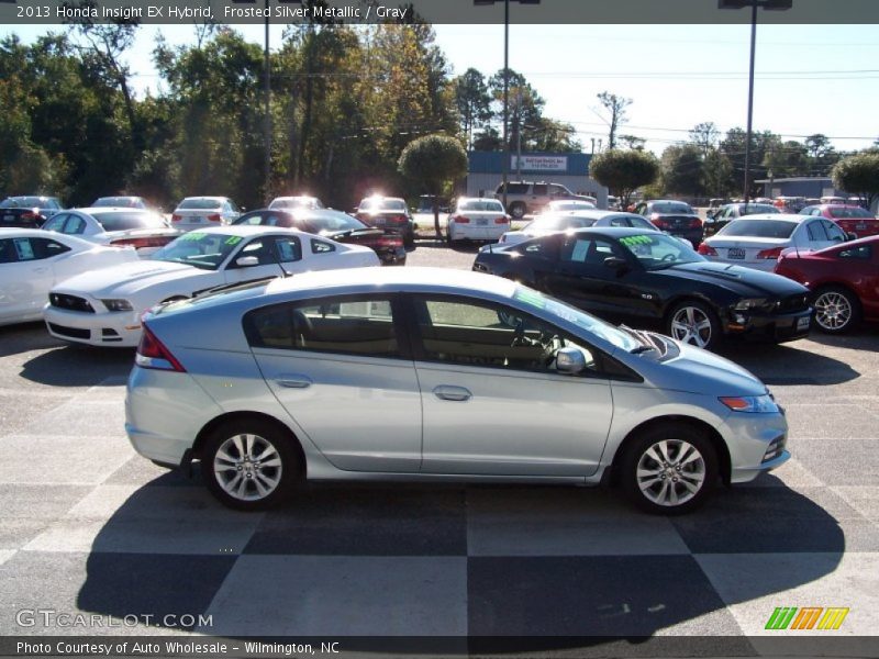 Frosted Silver Metallic / Gray 2013 Honda Insight EX Hybrid