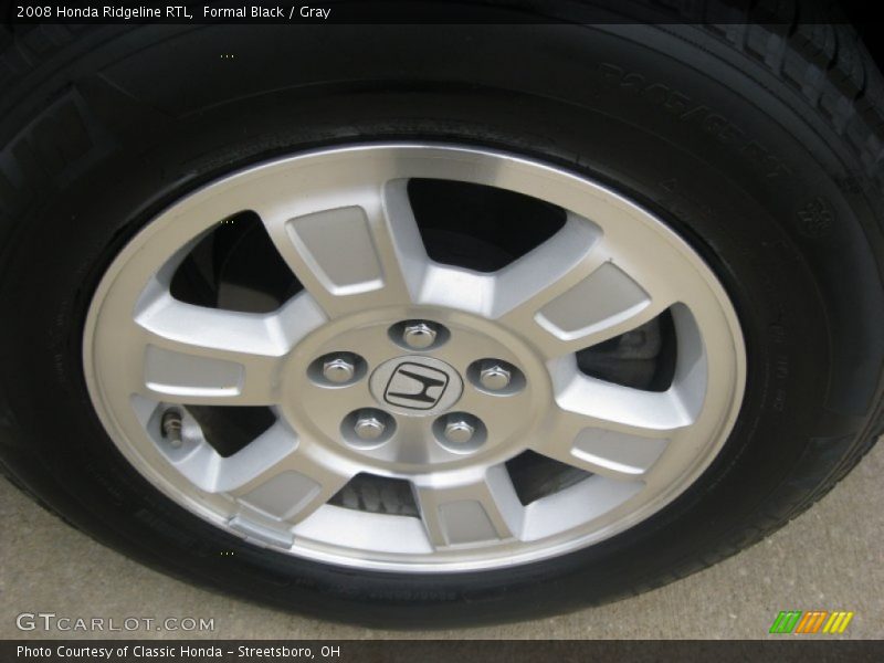 Formal Black / Gray 2008 Honda Ridgeline RTL