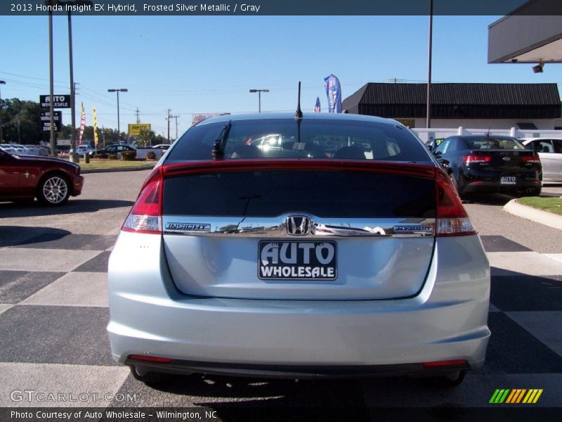 Frosted Silver Metallic / Gray 2013 Honda Insight EX Hybrid