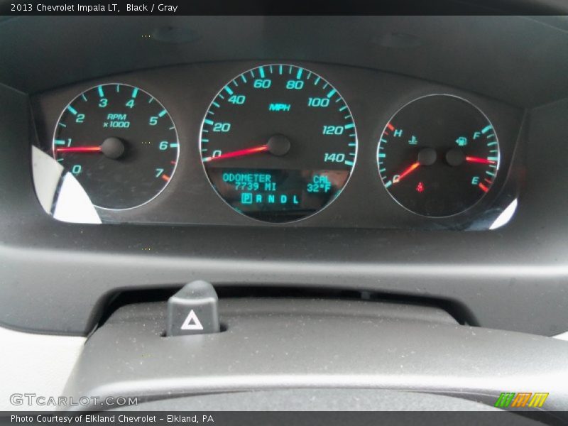 Black / Gray 2013 Chevrolet Impala LT