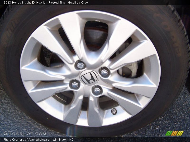 Frosted Silver Metallic / Gray 2013 Honda Insight EX Hybrid