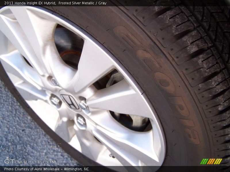 Frosted Silver Metallic / Gray 2013 Honda Insight EX Hybrid