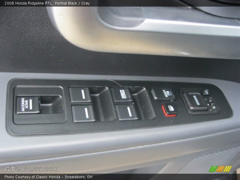 Formal Black / Gray 2008 Honda Ridgeline RTL