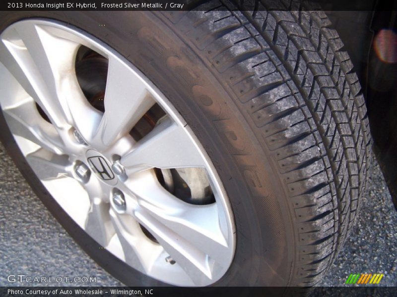 Frosted Silver Metallic / Gray 2013 Honda Insight EX Hybrid