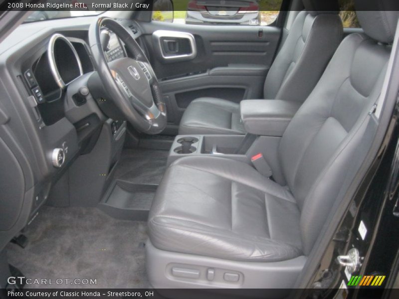 Formal Black / Gray 2008 Honda Ridgeline RTL