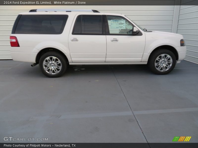 White Platinum / Stone 2014 Ford Expedition EL Limited