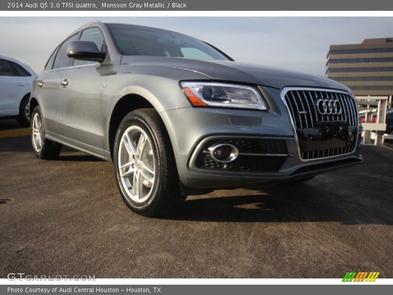 Monsoon Gray Metallic / Black 2014 Audi Q5 3.0 TFSI quattro