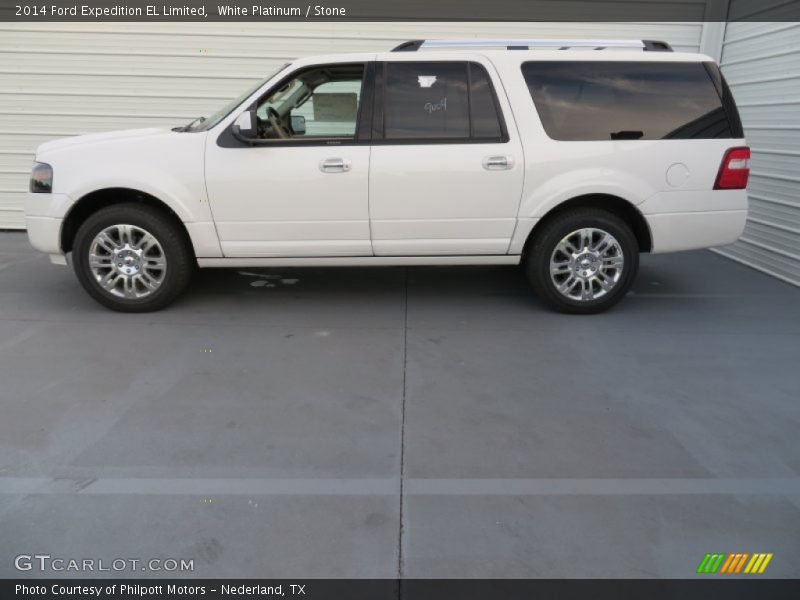 White Platinum / Stone 2014 Ford Expedition EL Limited