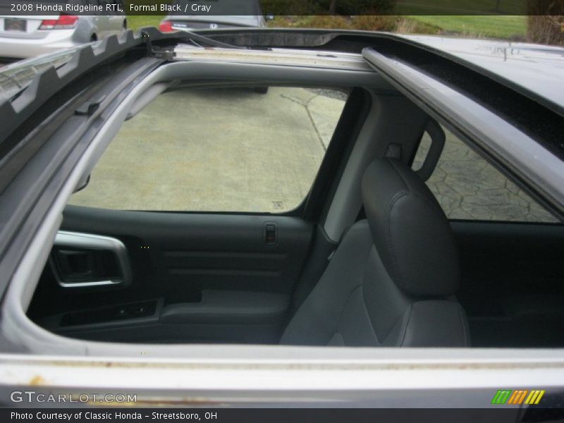 Formal Black / Gray 2008 Honda Ridgeline RTL