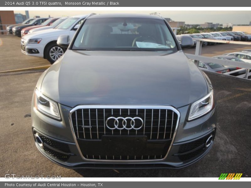 Monsoon Gray Metallic / Black 2014 Audi Q5 3.0 TFSI quattro