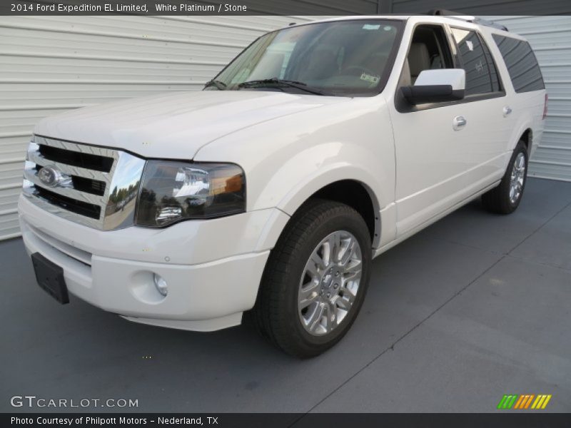 White Platinum / Stone 2014 Ford Expedition EL Limited