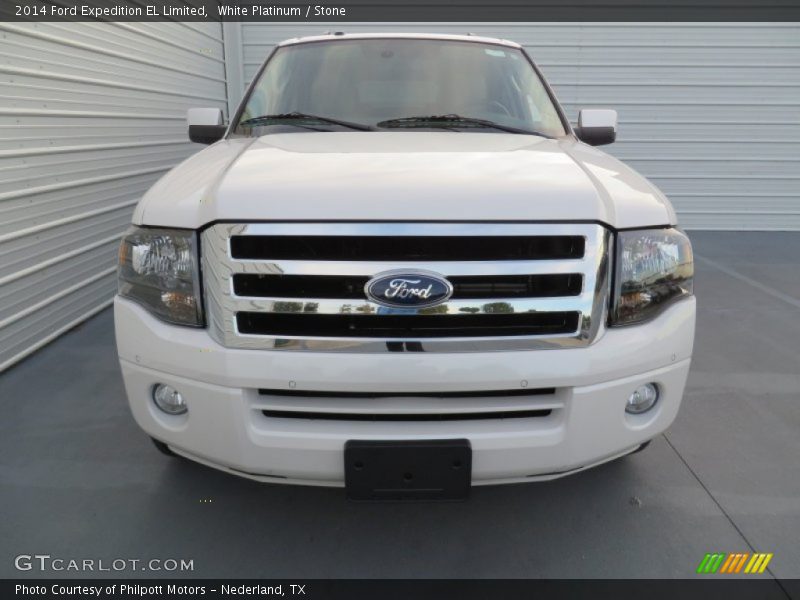 White Platinum / Stone 2014 Ford Expedition EL Limited