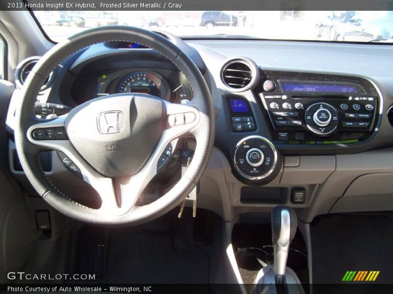 Frosted Silver Metallic / Gray 2013 Honda Insight EX Hybrid