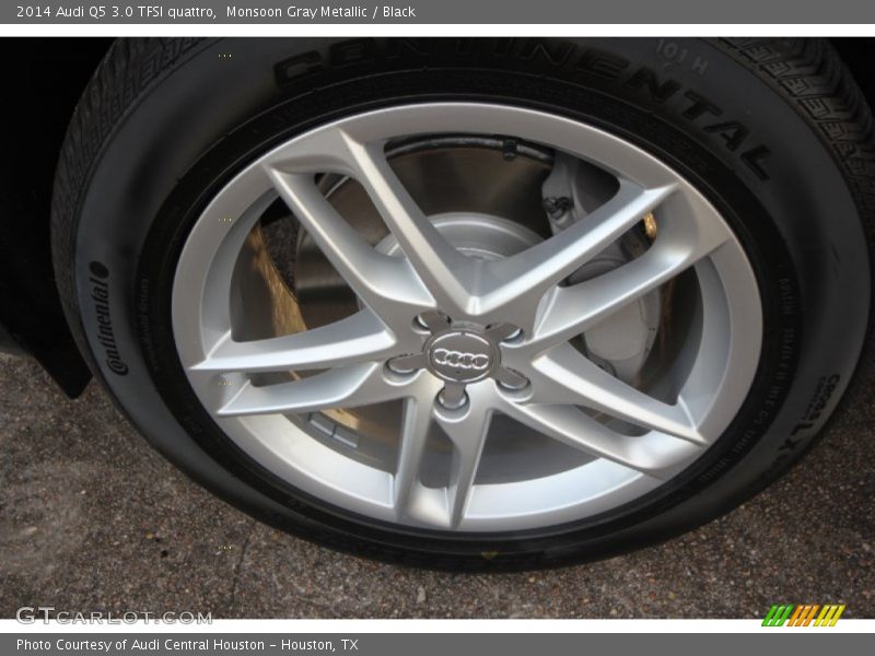 Monsoon Gray Metallic / Black 2014 Audi Q5 3.0 TFSI quattro