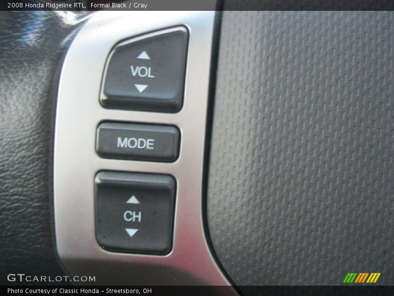 Formal Black / Gray 2008 Honda Ridgeline RTL