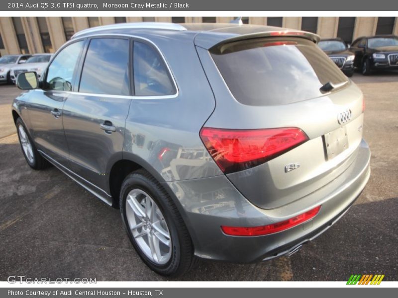 Monsoon Gray Metallic / Black 2014 Audi Q5 3.0 TFSI quattro