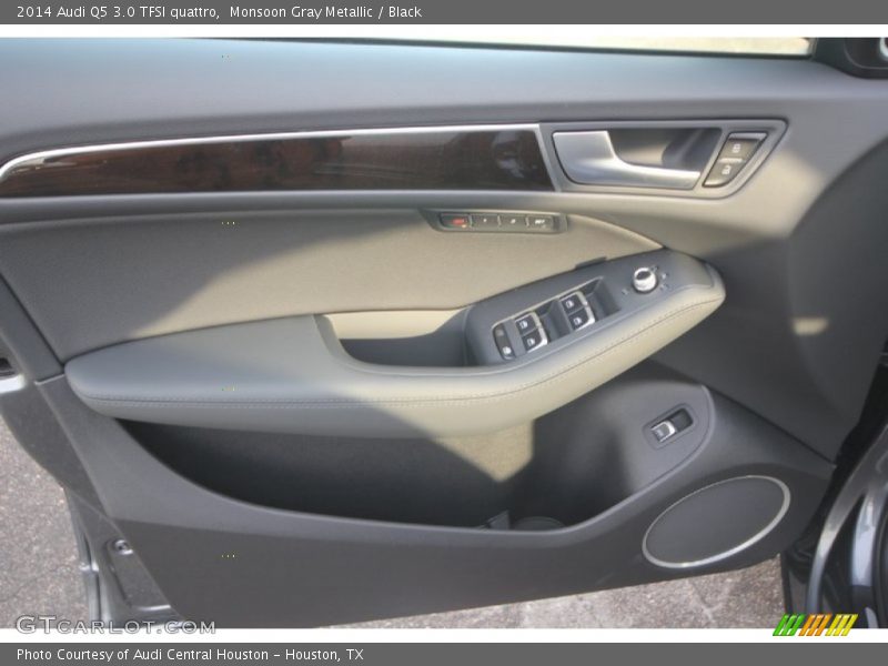 Monsoon Gray Metallic / Black 2014 Audi Q5 3.0 TFSI quattro