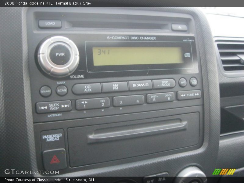 Formal Black / Gray 2008 Honda Ridgeline RTL