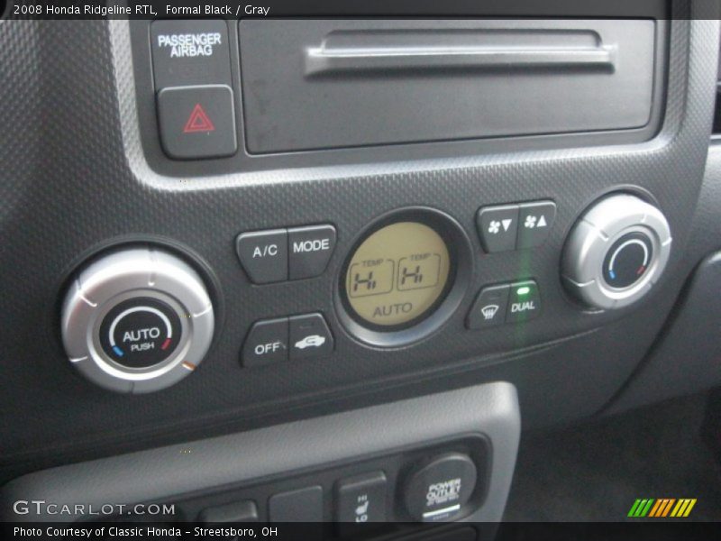 Formal Black / Gray 2008 Honda Ridgeline RTL