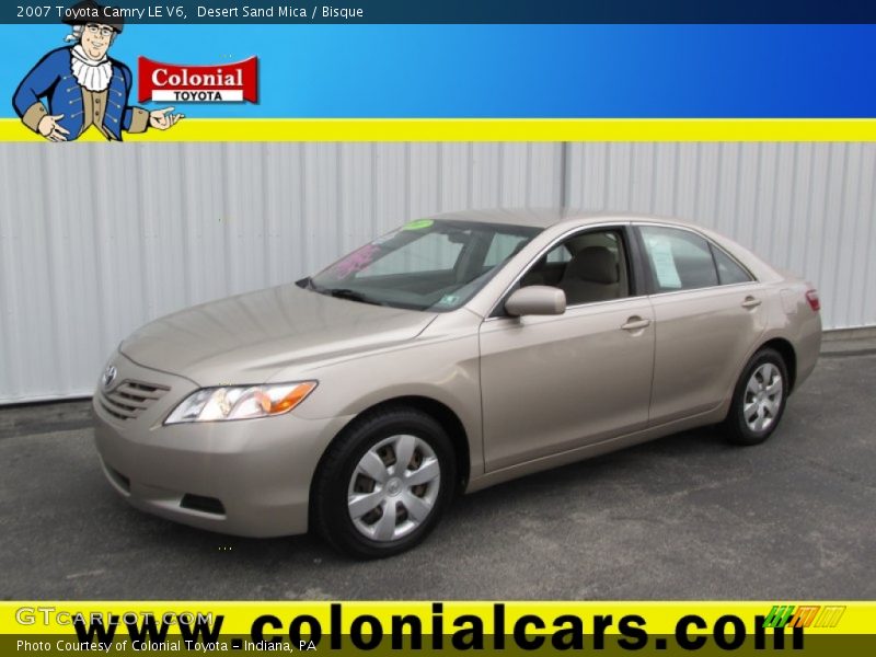 Desert Sand Mica / Bisque 2007 Toyota Camry LE V6