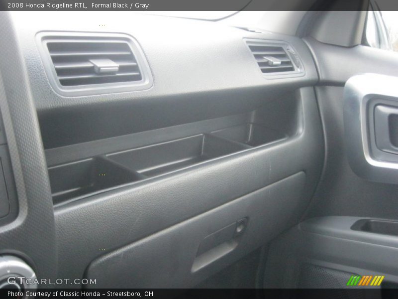 Formal Black / Gray 2008 Honda Ridgeline RTL