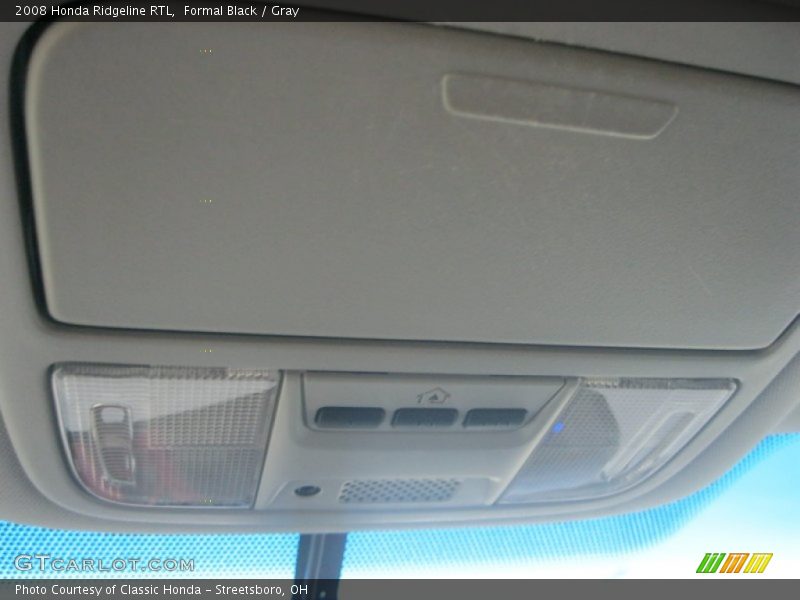 Formal Black / Gray 2008 Honda Ridgeline RTL