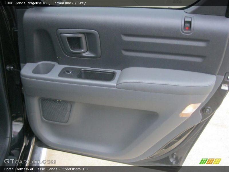 Formal Black / Gray 2008 Honda Ridgeline RTL