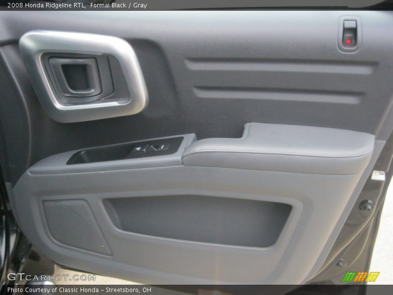 Formal Black / Gray 2008 Honda Ridgeline RTL