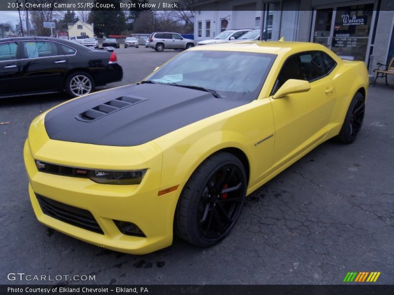 Bright Yellow / Black 2014 Chevrolet Camaro SS/RS Coupe