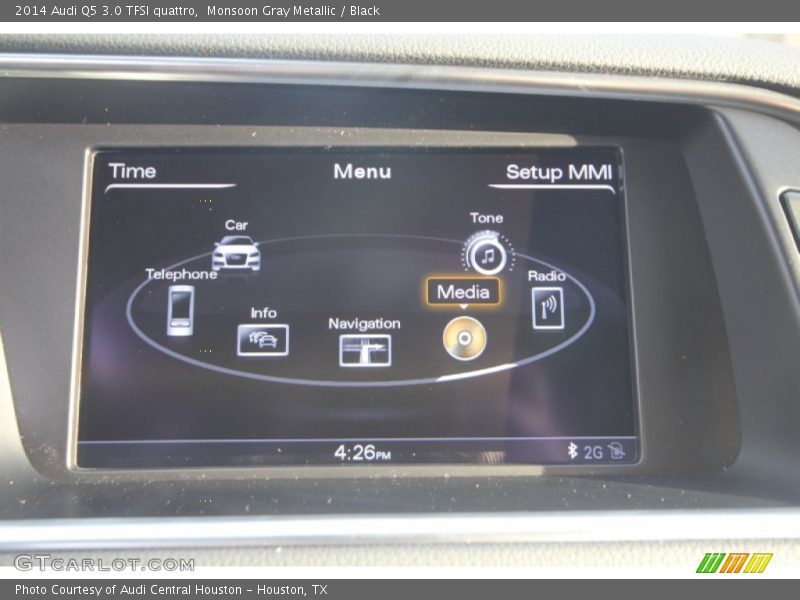 Monsoon Gray Metallic / Black 2014 Audi Q5 3.0 TFSI quattro
