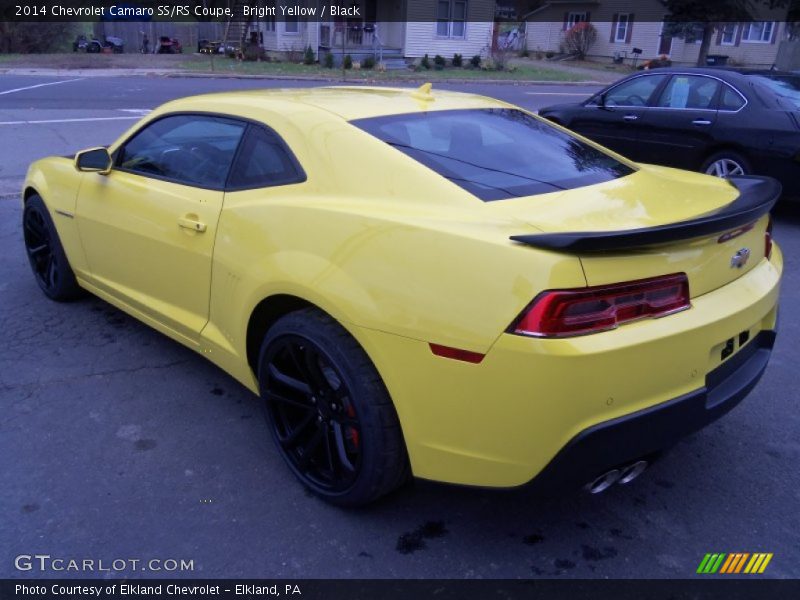 Bright Yellow / Black 2014 Chevrolet Camaro SS/RS Coupe