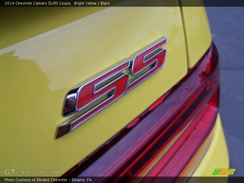 Bright Yellow / Black 2014 Chevrolet Camaro SS/RS Coupe