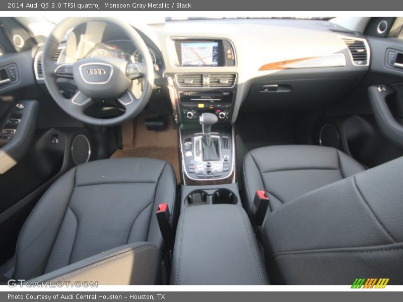 Monsoon Gray Metallic / Black 2014 Audi Q5 3.0 TFSI quattro