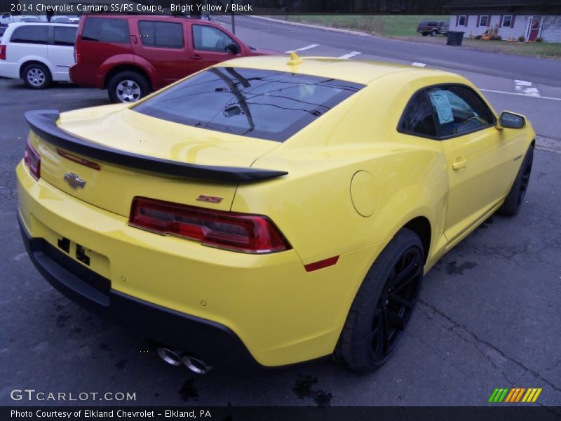 Bright Yellow / Black 2014 Chevrolet Camaro SS/RS Coupe